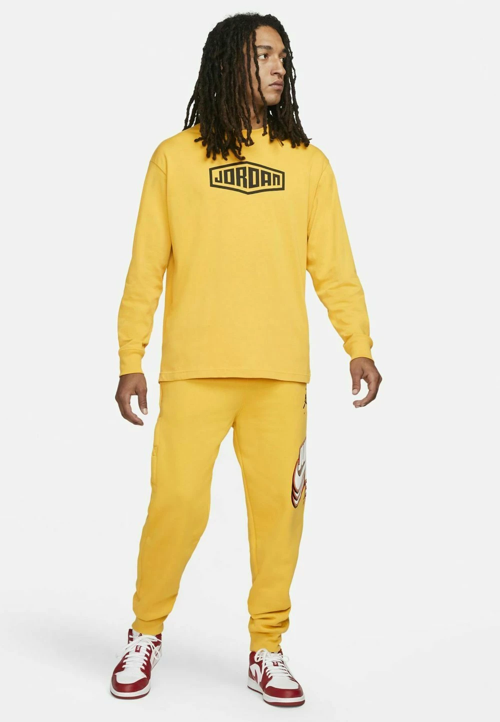 Prix Équitable Jordan T-shirt à manches longues vêtements fitness homme 4 Prix Équitable Jordan T-shirt à manches longues vêtements fitness homme – Image 2